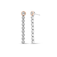 Clogau Celebration Drop-Hoop Earrings