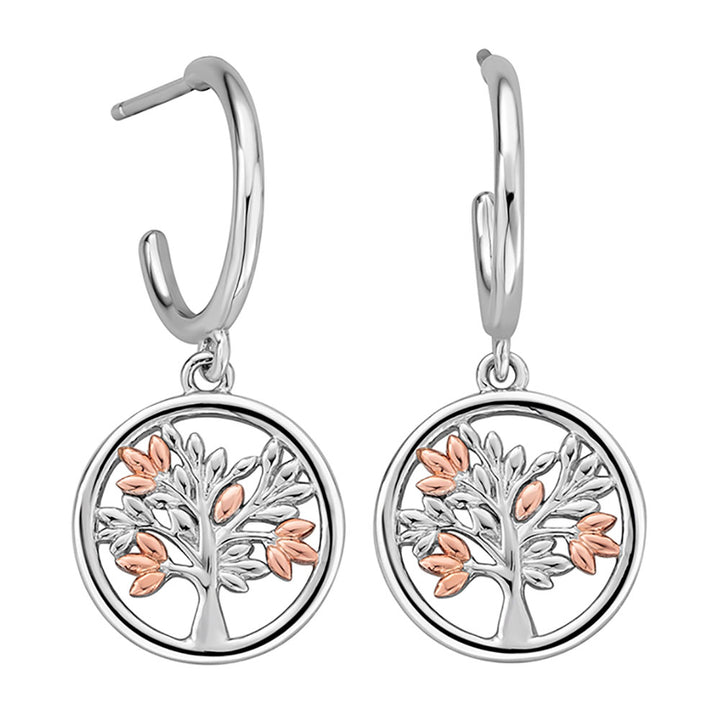 Clogau Tree of Life Drop Earrings - Michael Jones Jeweller