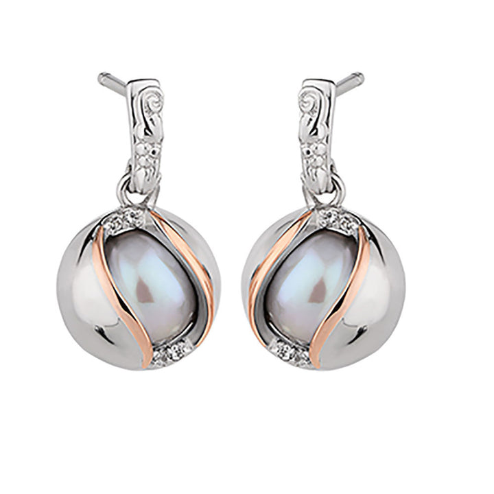 Clogau Salacia Oyster Pearl Stud Earrings