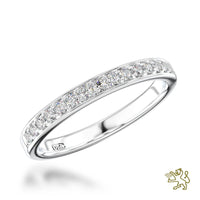 Memoire Classic Bridal 0.24ct Diamond Platinum Ring