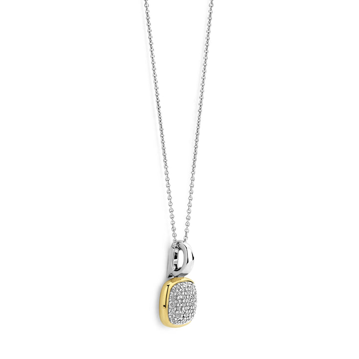 Ti Sento Yellow Gold Plated Cubic Zirconia Pendant