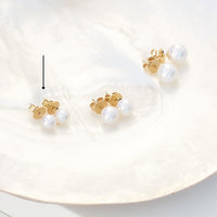 Yana Nesper 7-7.5mm Akoya Pearl 18ct Yellow Gold Stud Earrings - Michael Jones Jeweller