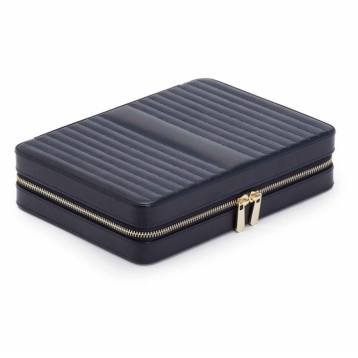 Wolf Maria Navy Large Zip Case - Michael Jones Jeweller