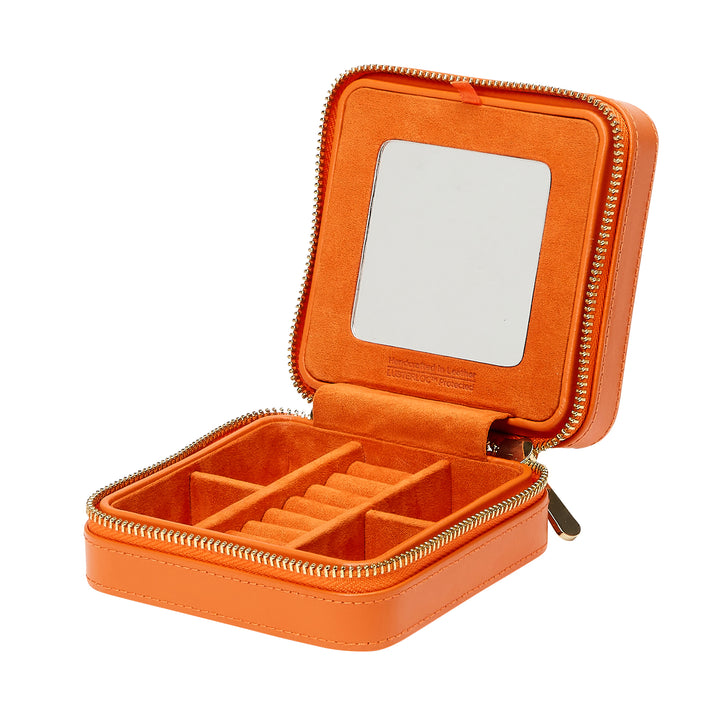 WOLF Maria Tangerine Small Zip Case - Michael Jones Jeweller