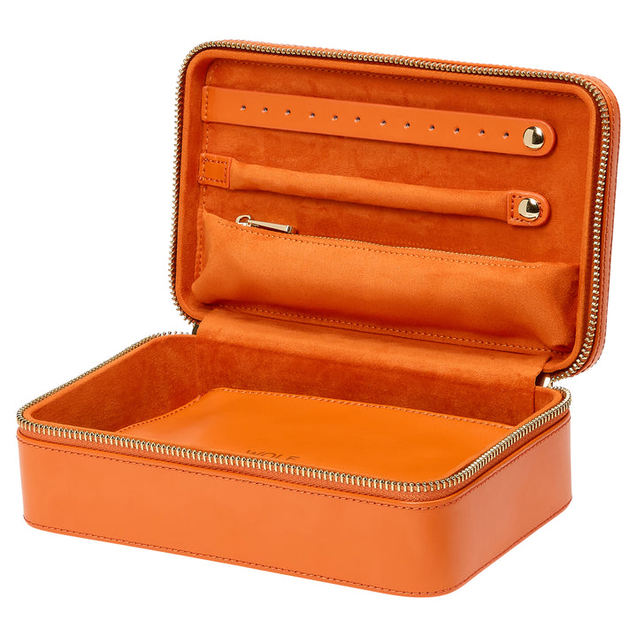 WOLF Maria Tangerine Medium Zip Case - Michael Jones Jeweller