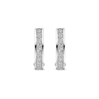 Ti Sento Cubic Zirconia Hoop Earrings - Michael Jones Jeweller