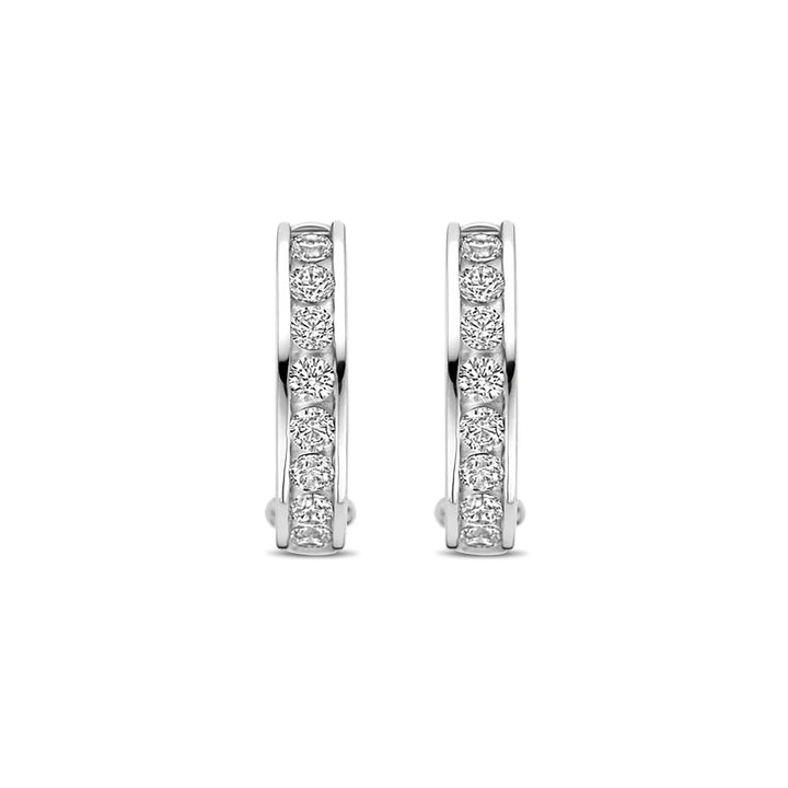 Ti Sento Cubic Zirconia Hoop Earrings