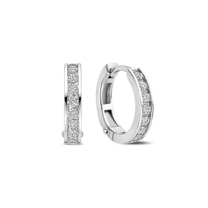 Ti Sento Cubic Zirconia Hoop Earrings