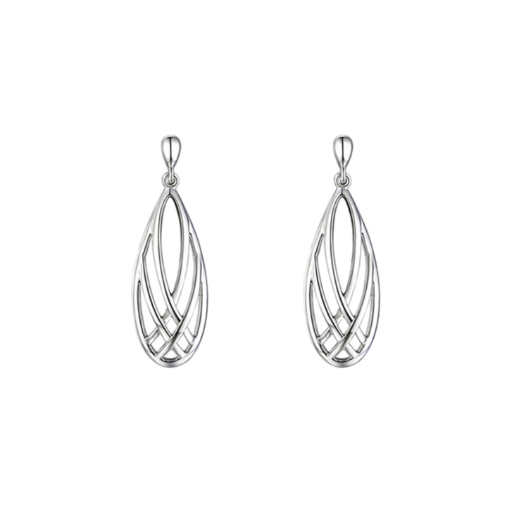 Amore Wonder Teardrop Silver Drop Earrings