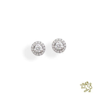 Skye 18W 0.26ct Diamond White Gold Earrings - Michael Jones Jeweller