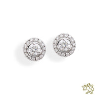 Skye 18W 0.61ct F VS2 Diamond White Gold Earrings