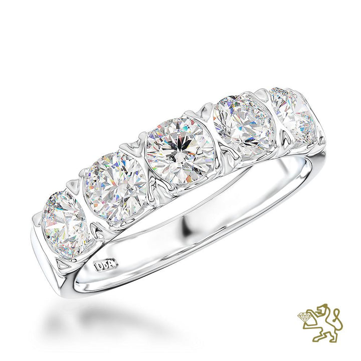 Affinity Bridal 1.30ct Diamond Platinum Ring