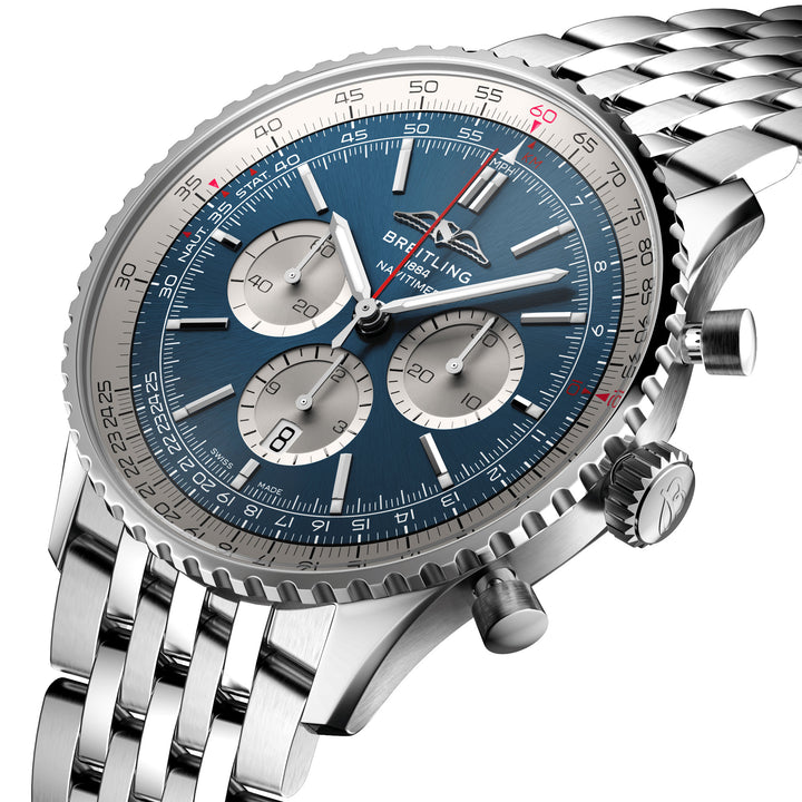 Breitling Navitimer B01 Chronograph 46mm Automatic Watch AB0137211C1A1 - Michael Jones Jeweller