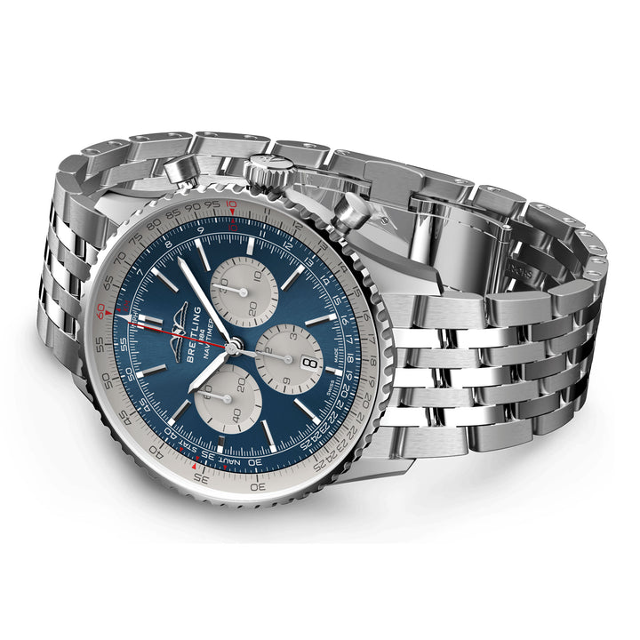 Breitling Navitimer B01 Chronograph 46mm Automatic Watch AB0137211C1A1 - Michael Jones Jeweller