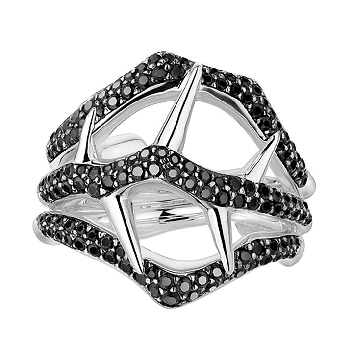 Shaun Leane Silver Blackthorn Triple Ring