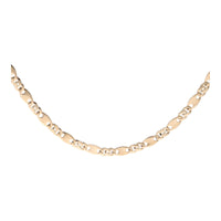 Fancy Curb and Oval 9ct Yellow Gold 45cm Chain