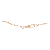 Pre-Owned 56" 9ct Yellow Gold Oval Belcher Link Chain