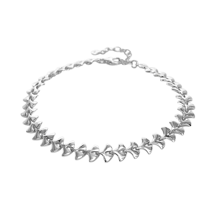 Silver Stingray Link Bracelet