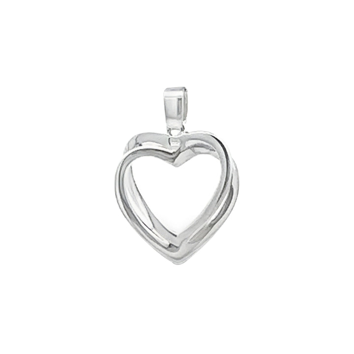 Silver Tangled Heart Pendant