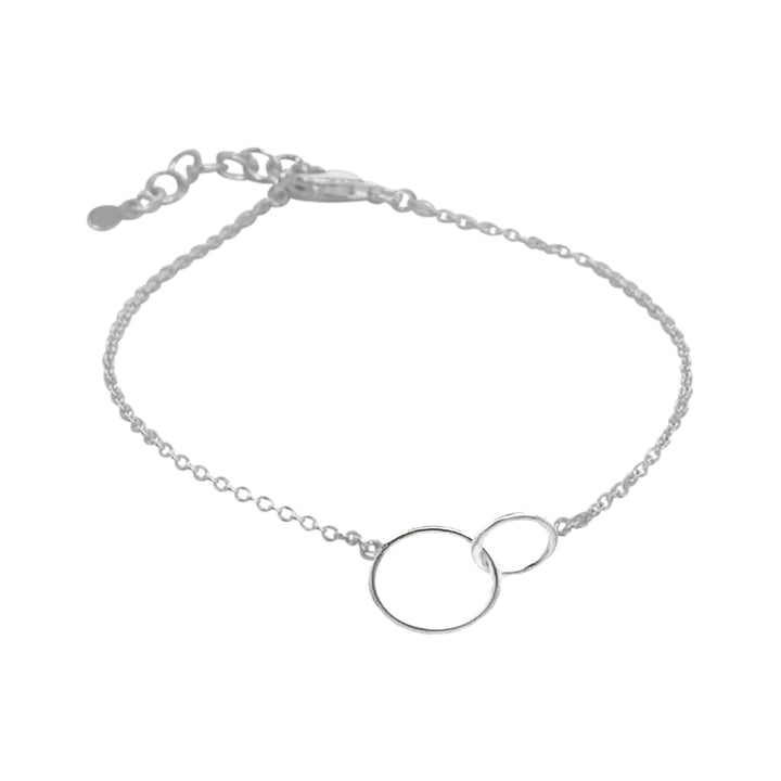 Entwined Circle Silver Chain