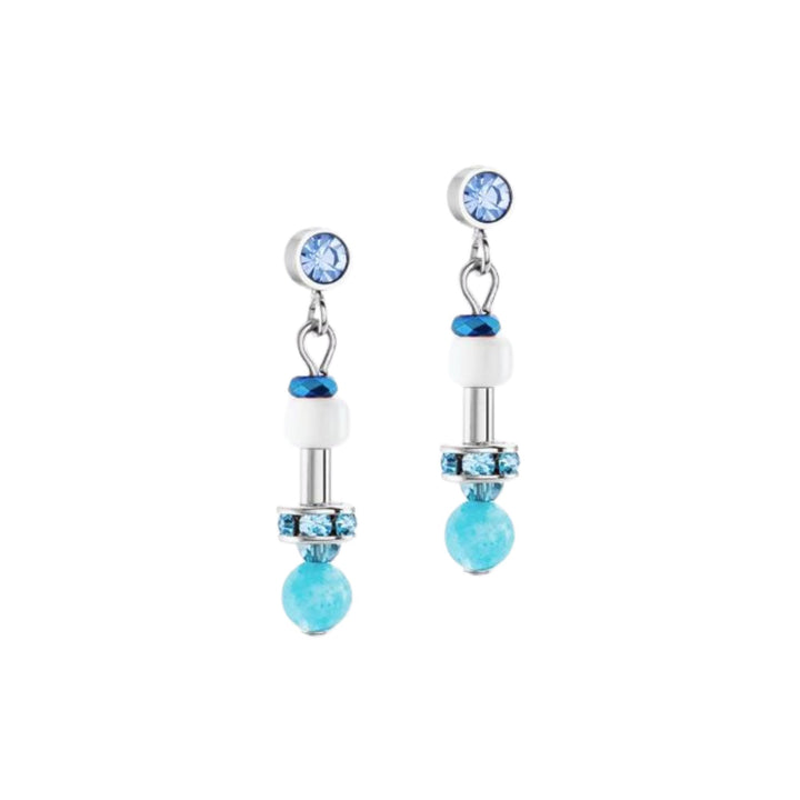 Coeur de Lion Earrings Princess Spheres Mix Turquoise