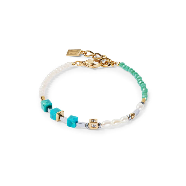 Coeur de Lion Princess Fusion Pearl Bracelet - Turquoise - Michael Jones Jeweller