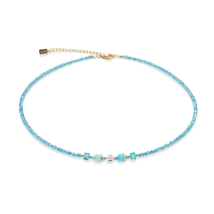 Coeur de Lion Colours Update Necklace Gold-Turquoise