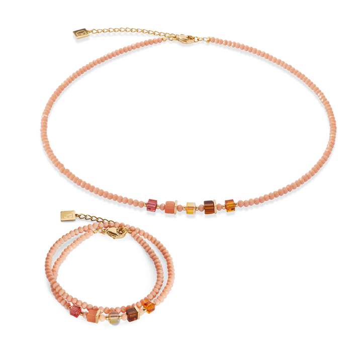 Coeur de Lion Joyful Colours Update Bracelet Gold-Orange - Michael Jones Jeweller