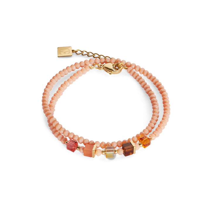 Coeur de Lion Joyful Colours Update Bracelet Gold-Orange - Michael Jones Jeweller