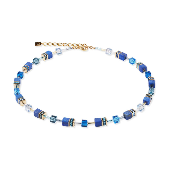 Coeur de Lion GeoCUBE® Iconic Precious Necklace Blue