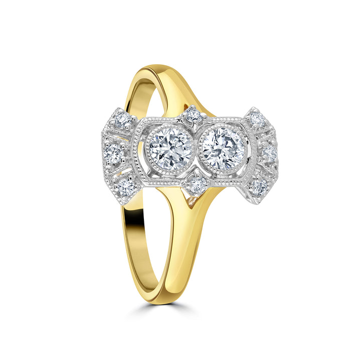 Diamond 18ct Yellow Gold Ring