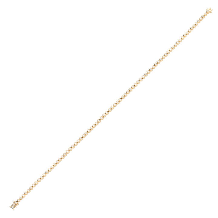 Diamond 1.07ct 18ct Yellow Gold Line Bracelet