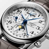 Longines MASTER COLLECTION 40mm Moonphase Chronograph Automatic Watch L26734783 - Michael Jones Jeweller