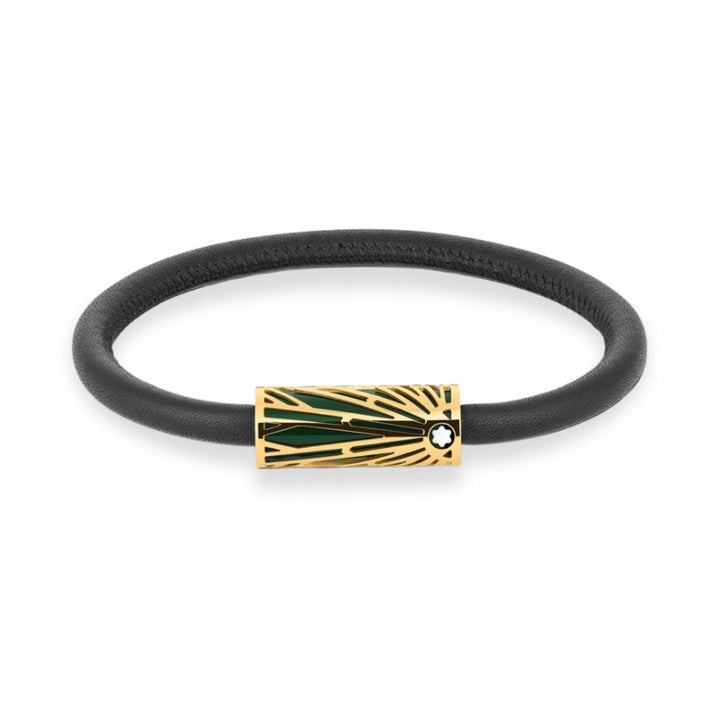 Montblanc Leather - Meisterstück The Origin Collection Green Bracelet - Michael Jones Jeweller