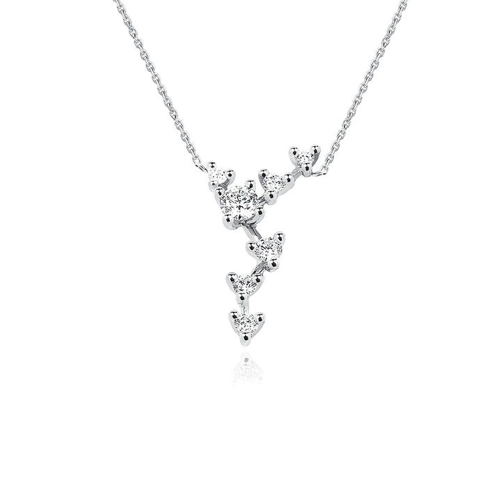 Blossom Diamond 18ct White Gold Pendant