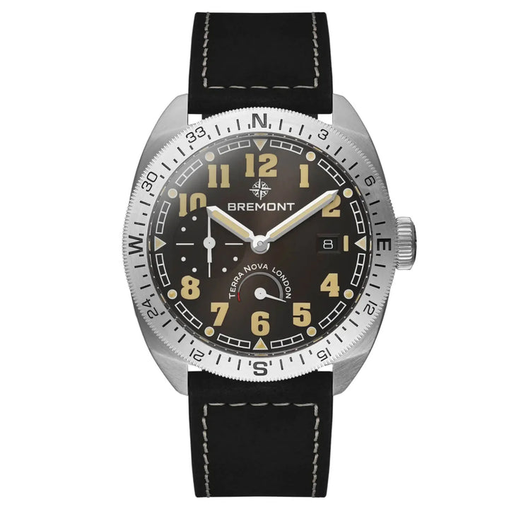 Bremont Terra Nova 40.5mm Watch TN40-PWR-SS-BK-L-S