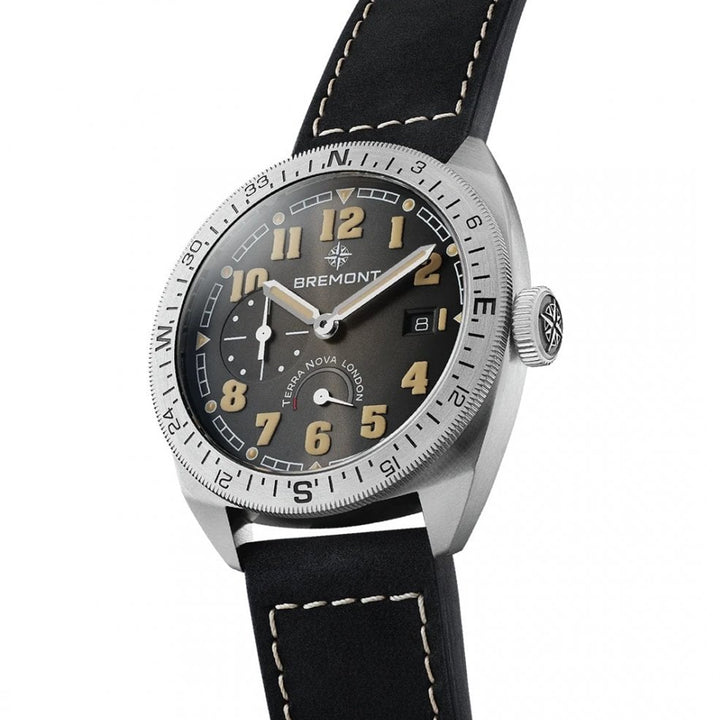 Bremont Terra Nova 40.5mm Watch TN40-PWR-SS-BK-L-S