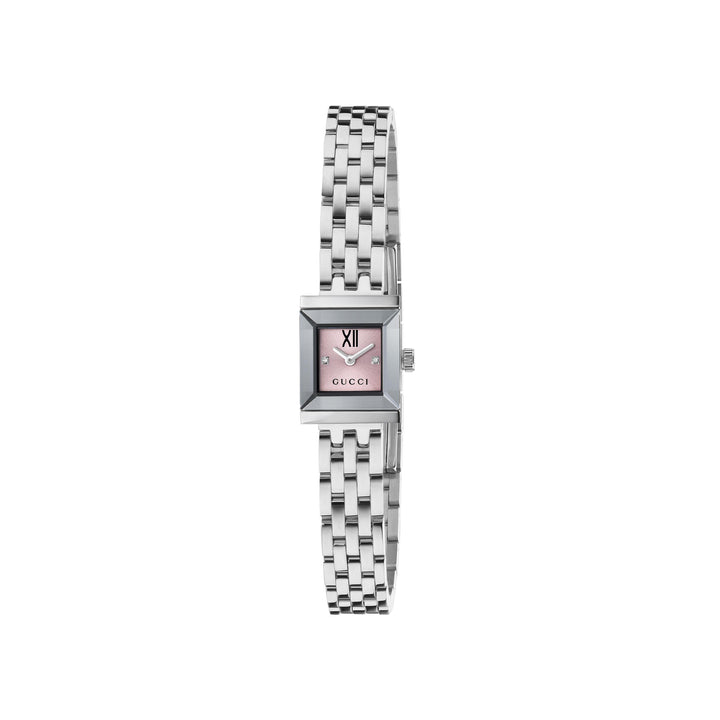 GUCCI G-Frame 14mm Quartz Diamond Set Watch YA128539