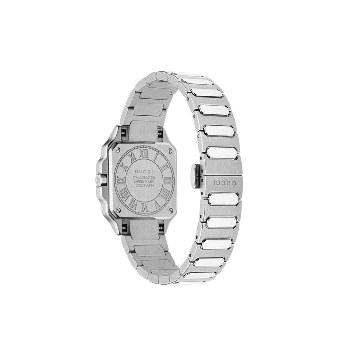 GUCCI G-Flat 24mm Diamond Quartz Watch YA166501