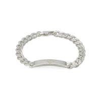 Gucci Signature Silver Curb Link Bracelet 17cm - Michael Jones Jeweller