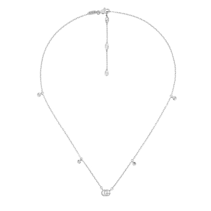 Gucci GG Running 18ct White Gold Necklace - Michael Jones Jeweller