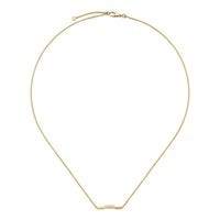 Gucci Link to Love 18ct Yellow Gold Gucci Bar Necklace 45cm - Michael Jones Jeweller