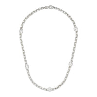 Gucci Interlocking Silver Necklace 50cm