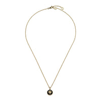 Gucci Interlocking G Onyx and Diamond 18ct Yellow Gold Necklace