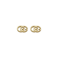 Gucci GG Running 18ct Yellow Gold Stud Earrings - Michael Jones Jeweller