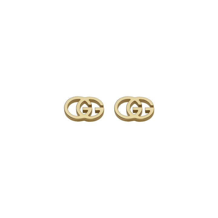 Gucci GG Running 18ct Yellow Gold Stud Earrings