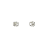 Gucci GG Marmont Silver Stud Earrings