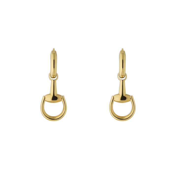 Gucci Horsebit 18ct Yellow Gold Drop Earrings