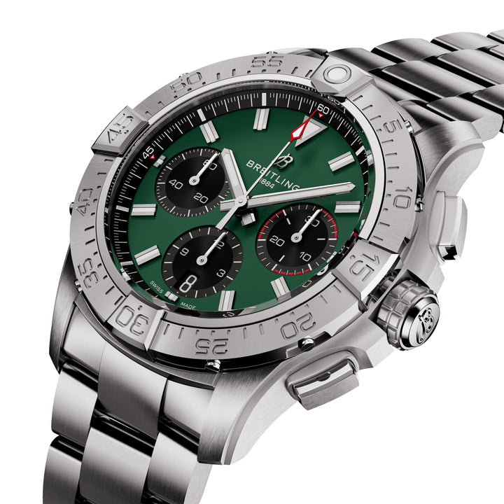 Breitling Avenger B01 Chronograph 42mm Automatic Watch AB0146101L1A1 - Michael Jones Jeweller