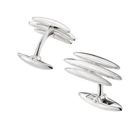 Shaun Leane Men's Silver Arc Triple Cufflinks AR013.SSNACOS